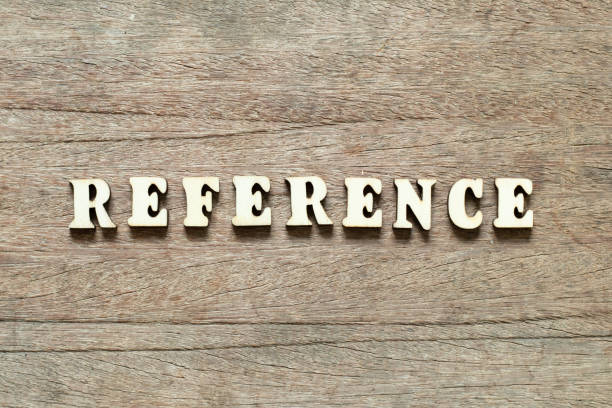 istock Letter block in word reference on wood background 1146890405