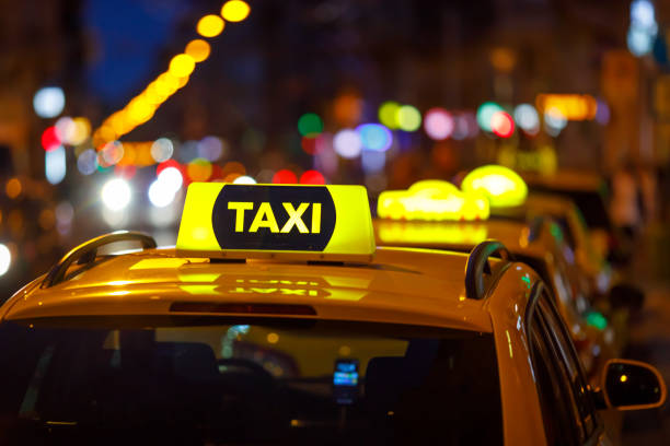 istock Yellow taxi cab detail 1146893035