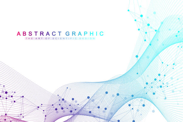 Technology abstract background with connected line and dots. Big data visualization. Artificial Intelligence and Machine Learning Concept Background. Analytical networks. Vector illustration Technology abstract background with connected line and dots. Big data visualization. Artificial Intelligence and Machine Learning Concept Background. Analytical networks. Vector illustration. learning patterns stock illustrations