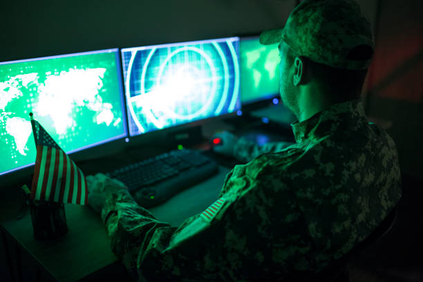 istock American soldier in headquarter control center 1146899672