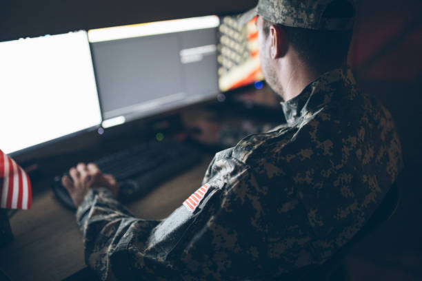 istock American soldier in headquarter control center 1146899746
