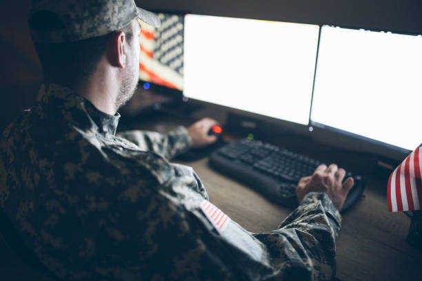 istock American soldier in headquarter control center 1146899792