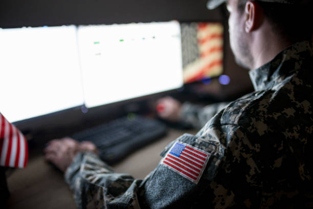 istock American soldier in headquarter control center 1146899834