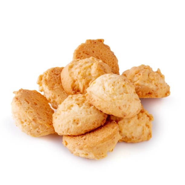 istock Delicious Coconut cookies isolated over a white background 1146905122