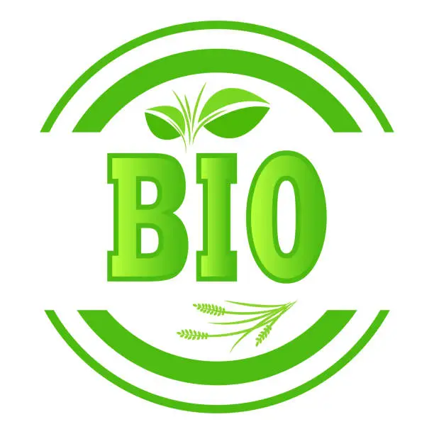 Vector illustration of Eco green vector. Eco friendly icon. Packaging Eco Green symbol. Green Environmentally. vector icons, natural, bio, Eco, Bio, Organic. brand