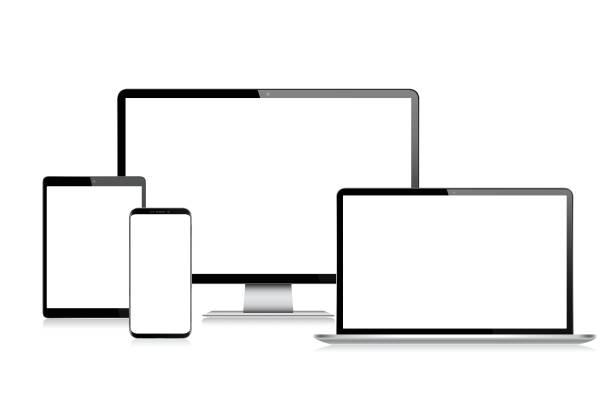 istock Realistic Vector Digital Tablet, Mobile Phone, Smart Phone, Laptop and Computer Monitor. Modern Digital Devices 1146909134