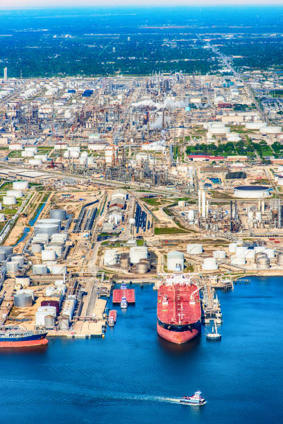 istock Oil Tanker Moored at Texas Refinery 1146911851