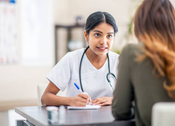 istock Patient talking to the doctor 1146914123