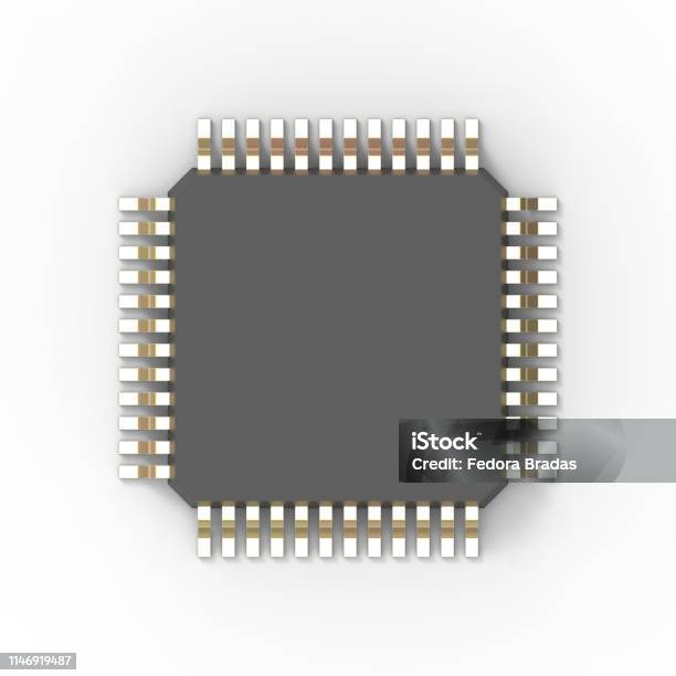 Microcomputer Without Background Micro Processorisolated On White Background Stock Photo - Download ...