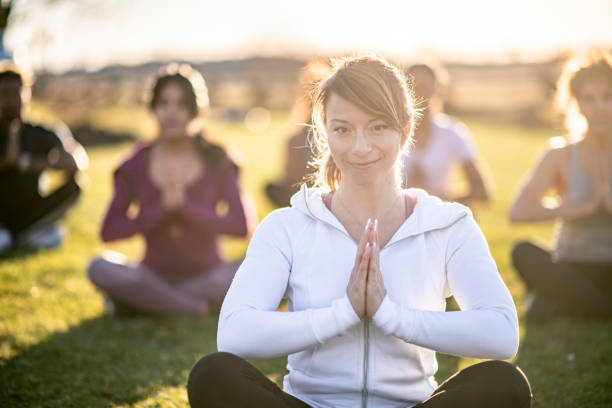 istock Yoga in the park 1146919855