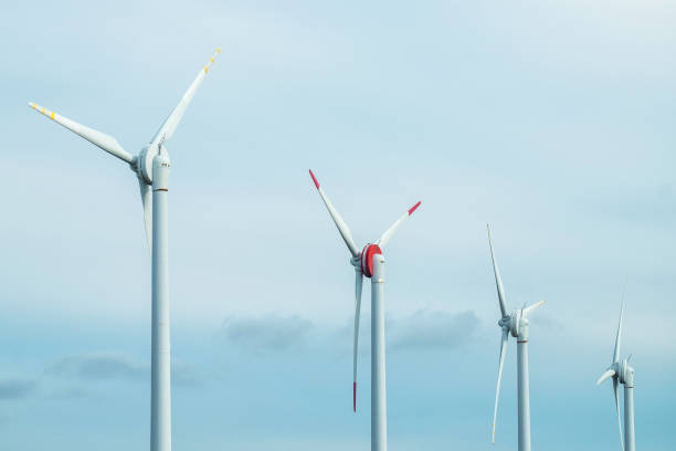 istock Wind generators turbines and blue sky. 1146922674