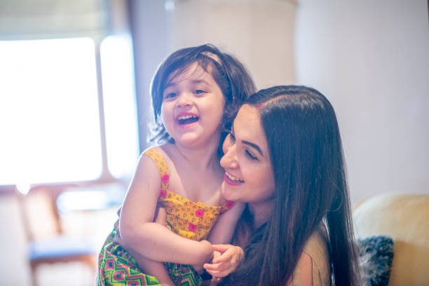 istock Beautiful Indian mother and daughter 1146933774