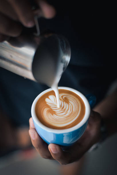 istock coffee latte art make by barista 1146935270