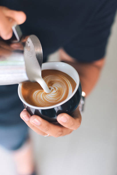 istock coffee latte art make by barista 1146935290