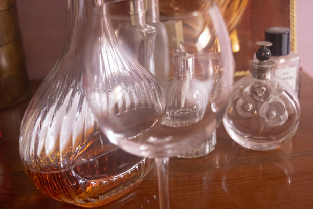 istock balloon and old bottle of brandy 1146935593