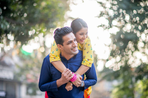 istock Beautiful Indian couple 1146935808