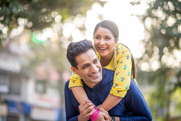 istock Beautiful Indian couple 1146935820