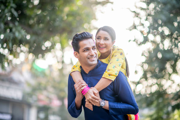 istock Beautiful Indian couple 1146935822