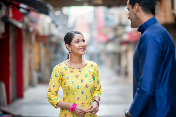 istock Joyful Indian couple 1146935846