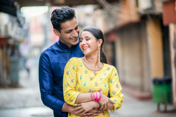 istock Outside Indian couple 1146935860