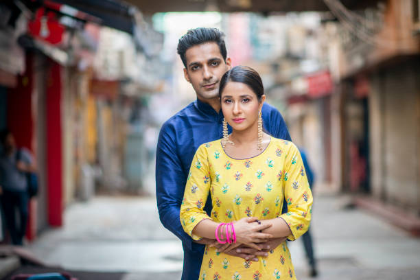 istock Outside Indian couple 1146935866