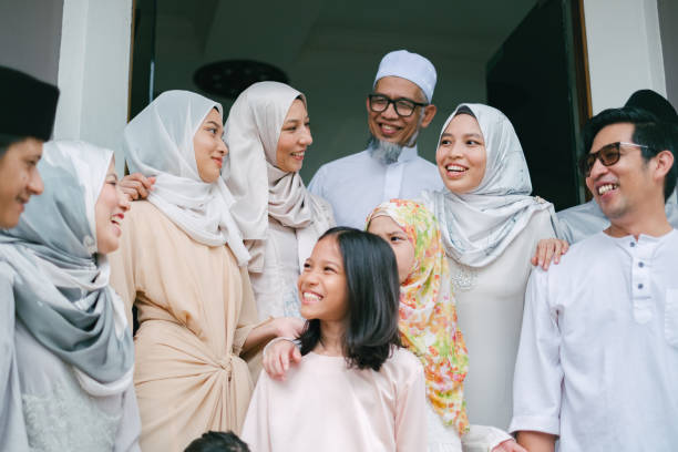 istock Malaysian Family Celebrating Hari Raya Eid Mubarak at Home 1146945191
