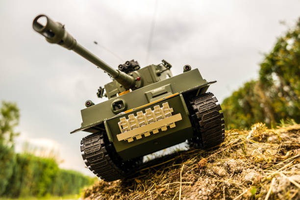 Rc Tank on the Field