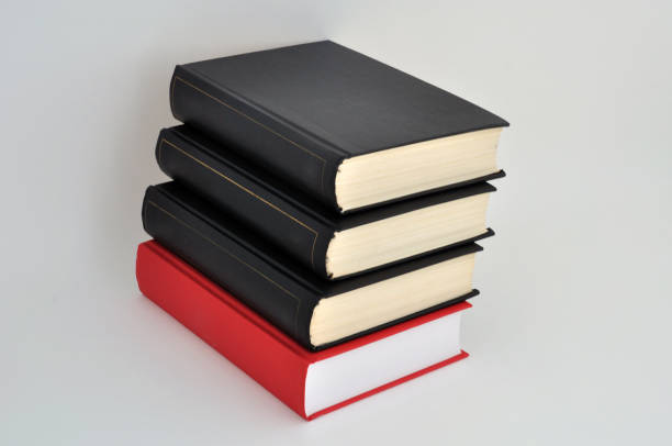 istock A stack of books on a light background with a field for writing text or inscriptions 1146953780