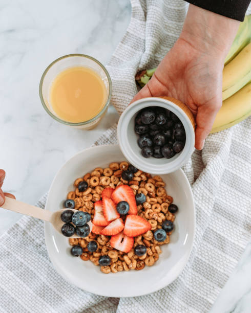 istock Breakfast with Cereal and Fruits 1146954912