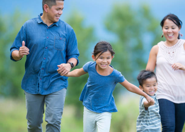 istock Family playing outside 1146961122