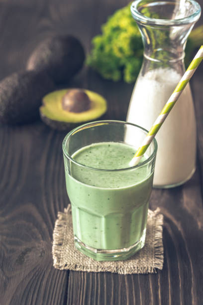 istock Avocado and coconut milk smoothie 1146961635