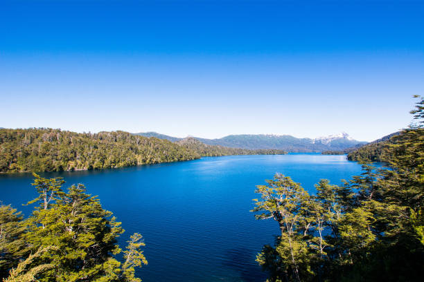 Mountains and Lake, summer landscape. Mountains and Lake, summer landscape in San Martin de los andes, Argentina. lácar lake photos stock pictures, royalty-free photos & images