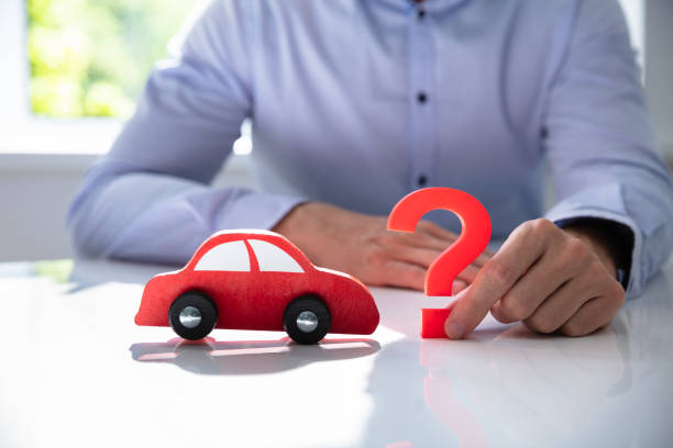 Are You Covered Concept Next To Car