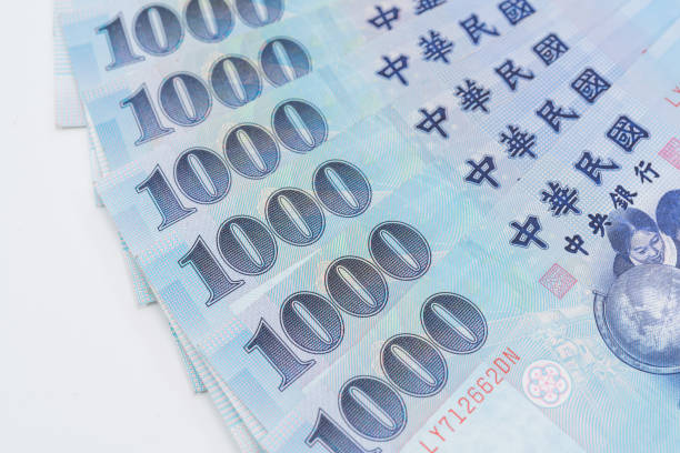1000 New Taiwan Dollars isolated on white background
