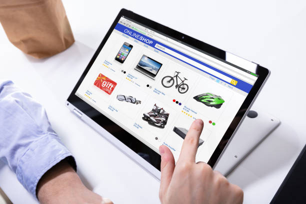 istock Man Shopping Online On Laptop 1146965365