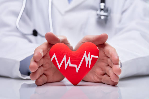 istock Doctor Protecting Heart Shape With Heart Beat Pulse 1146965579