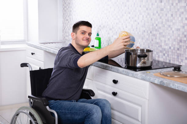 istock Man Preparing Food In Kitchen 1146966650