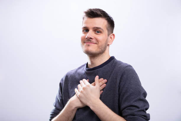 istock Man Day Dreaming Against White Background 1146967742