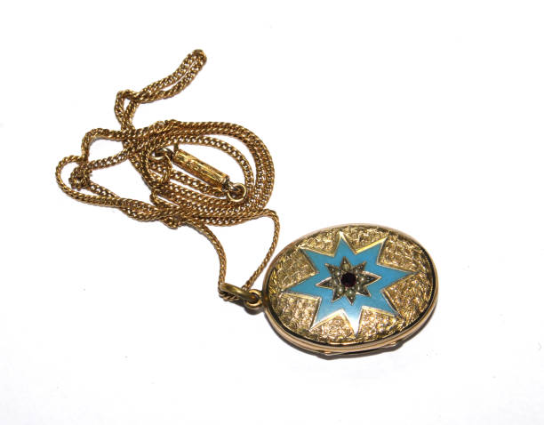 istock Pretty Brooch Jewellery On White Background 1146970909