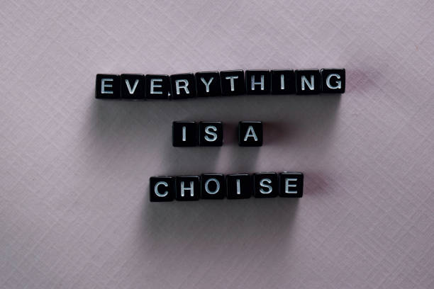 istock Everything is a choise on wooden blocks. Motivation and inspiration concept 1146973257