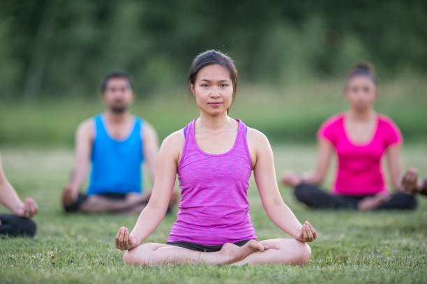 istock Yoga in the park 1146977434