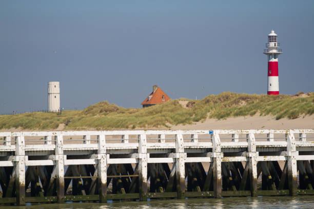 istock Pier in Nieuwpoort, Belgium 1146982333