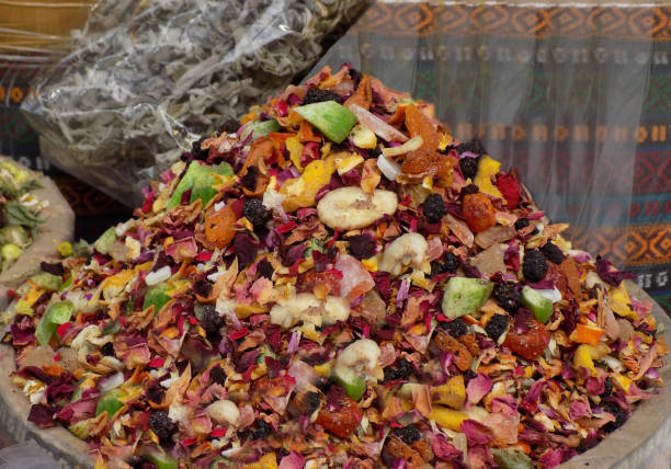 istock Mixture of various dried plants for traditional Turkish herbal tea 1146987579