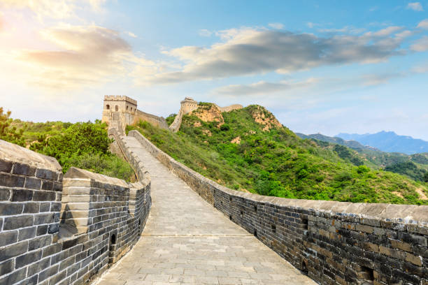 istock The Great Wall of China at sunset 1146994637