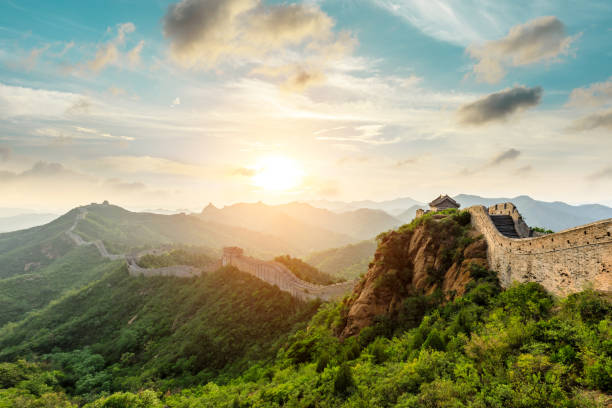 istock The Great Wall of China at sunset 1146995242