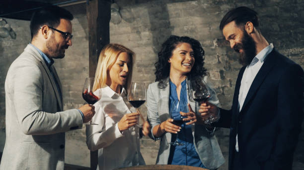 istock Friends tasting wine together 1146995433