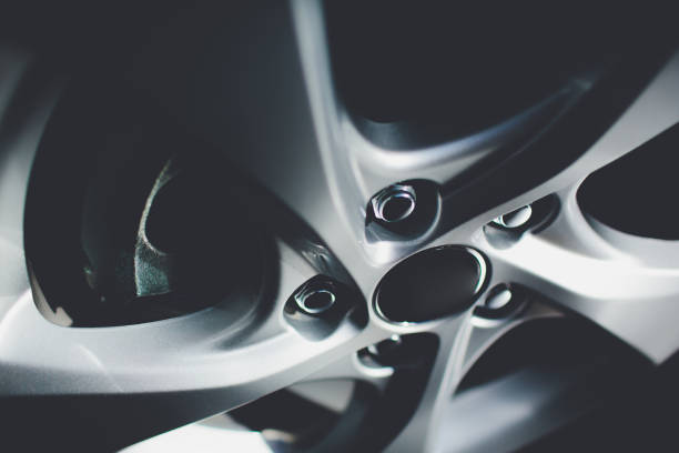 istock Modern automotive wheel on light alloy disc 1146998946