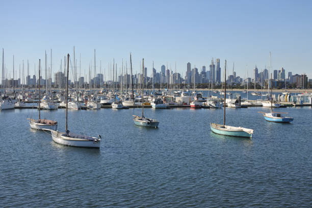 istock Melbourne Skyline Victoria Australia 1147003135