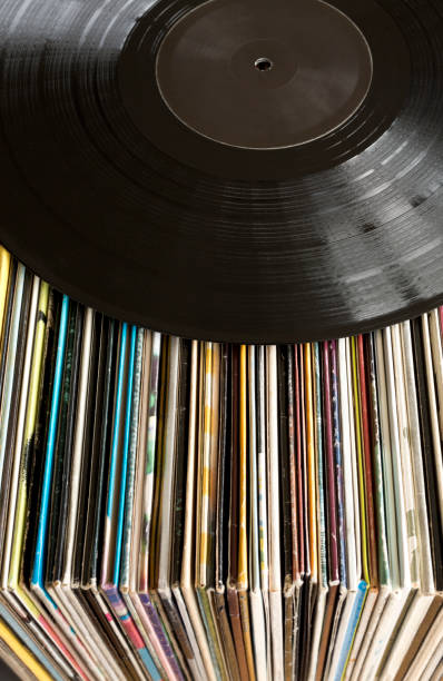 istock Pile of old vinyl records(analogue record) 1147004259