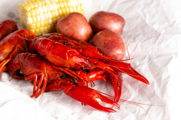 istock Crawfish Boil with Corn on the Cob and Potatoes 1147011213